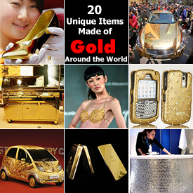 Who Ever Thought These 20 Items Would Be Made Of Solid Gold?
